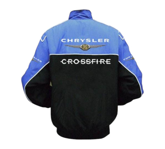 Chrysler Crossfire Racing Jacket Black and Royal Blue