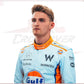 2023 Logan Sargeant Gulf F1 Race Suit Singapore GP