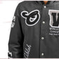 Off-White Leather Varsity Jacket