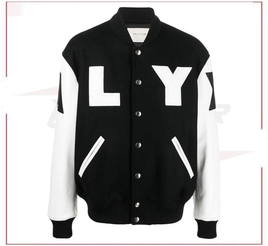 1017 ALYX 9SM logo-print varsity jacket