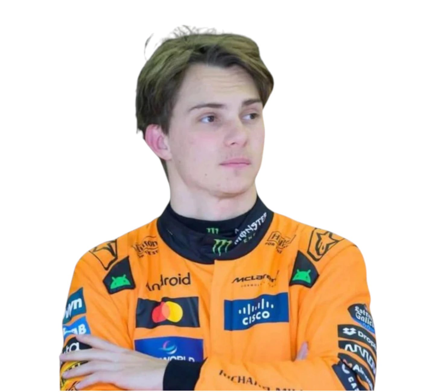 2025 Oscar Piastri McLaren F1 Team Replica Racing Suit