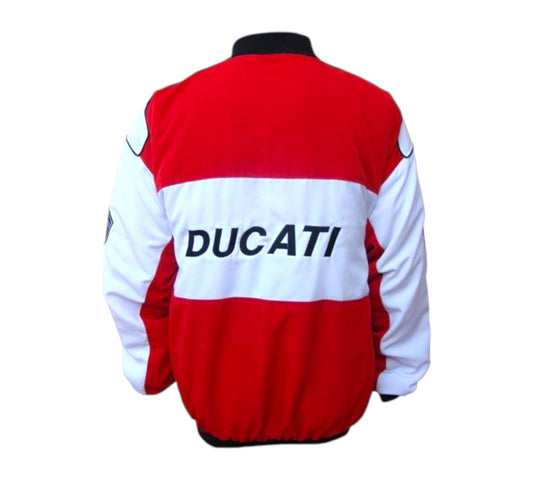 Ducati Corse Vintage Jacket Red & White