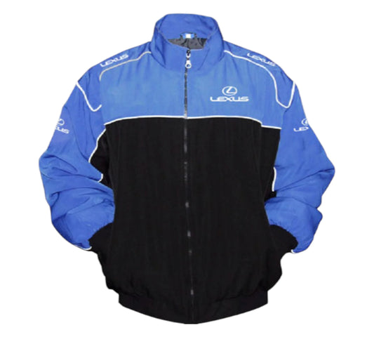 Lexus Vintage Racing Jacket Royal Blue and Black