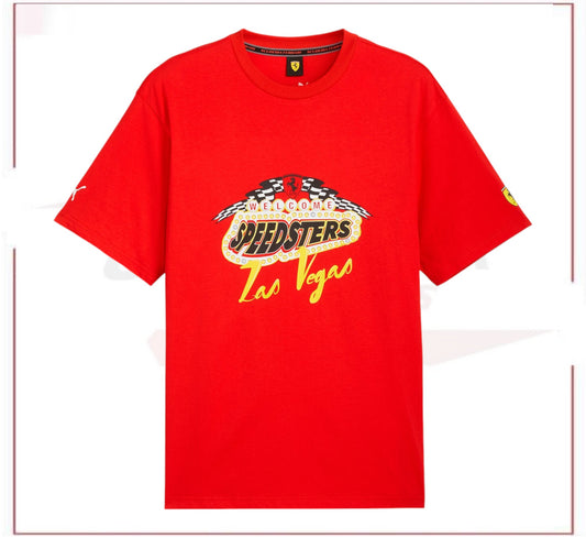 Scuderia Ferrari F1 PUMA 2023 Las Vegas GP Garage Crew T Shirts