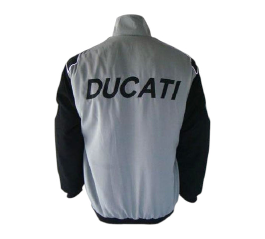 Ducati Corse Vintage Jacket Black & Light Gray
