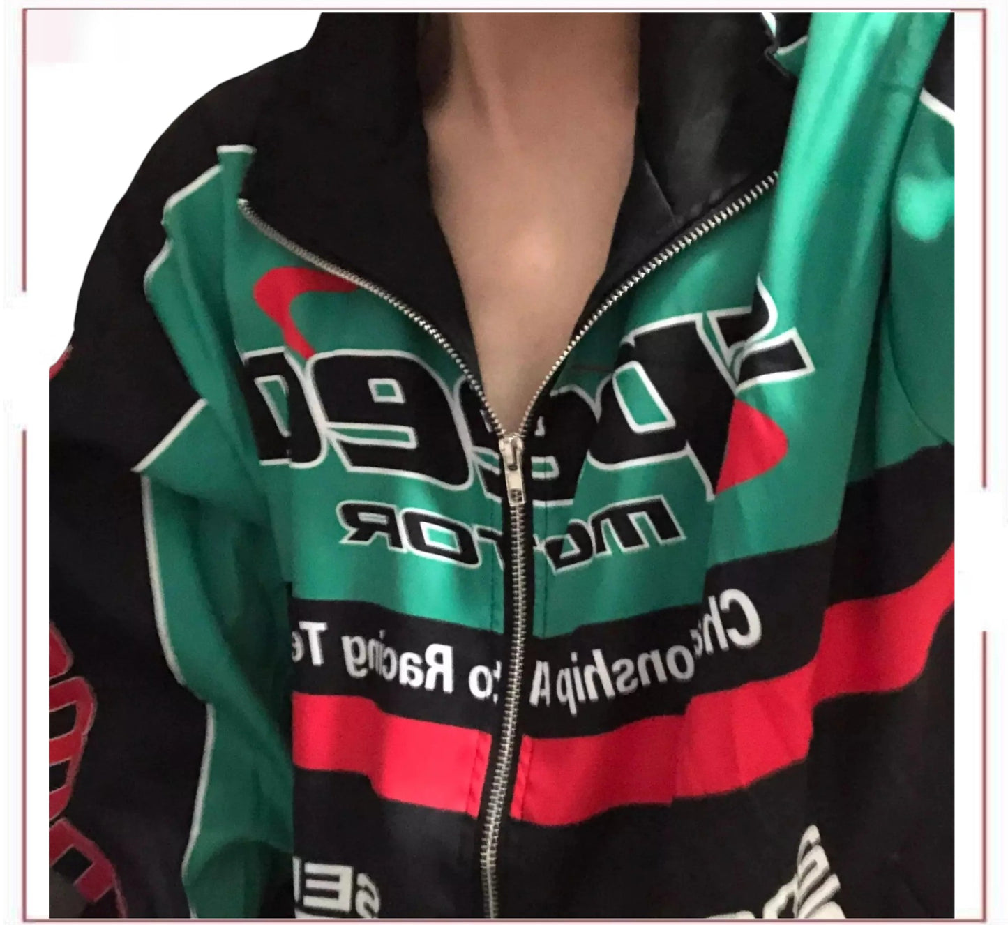 New Speed Motor Green racing f1 jacket