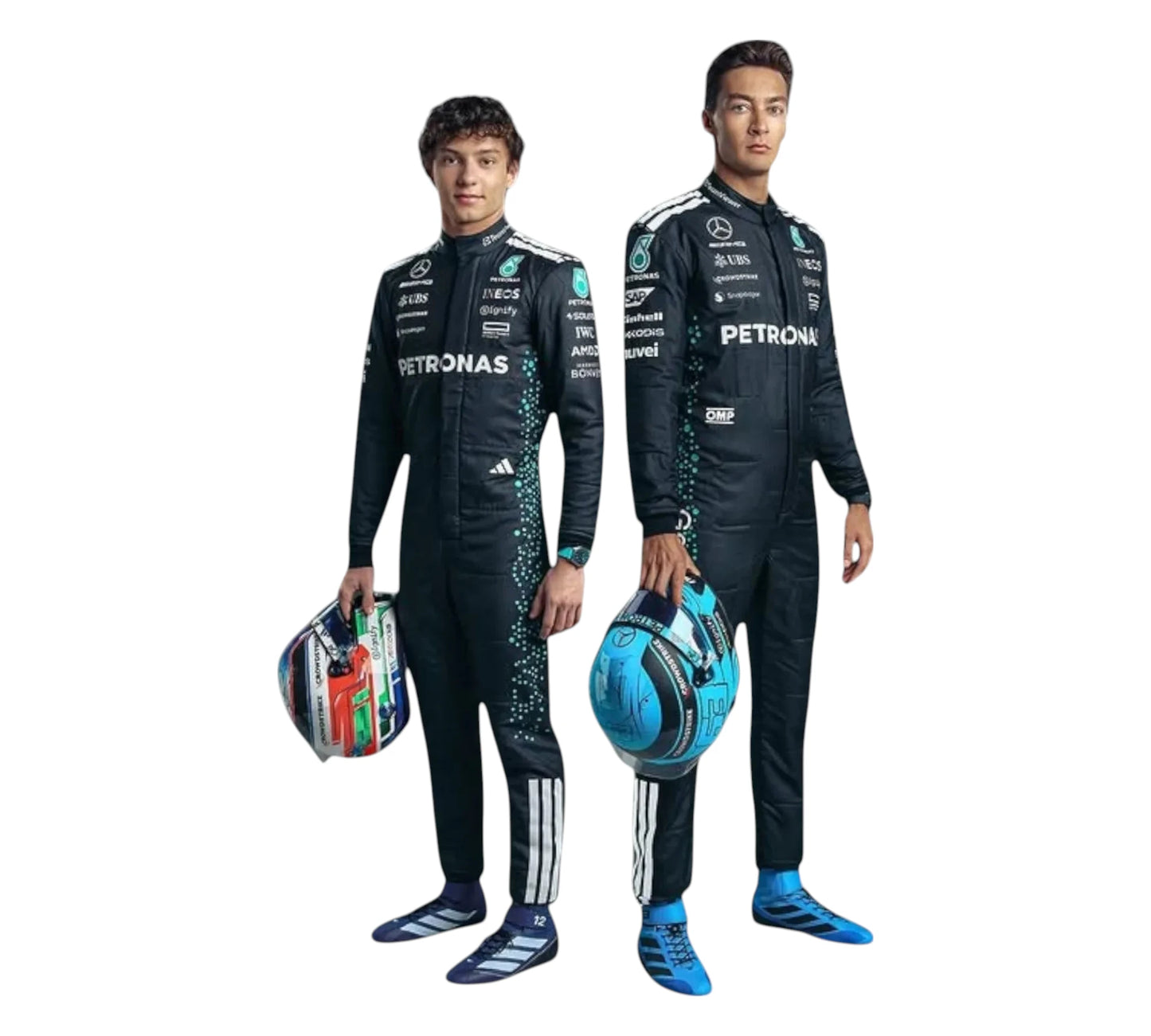 New 2025 George Russell Mercedes f1 Race Suit