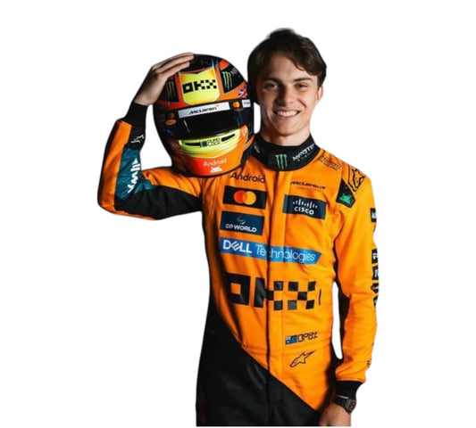 2025 Oscar Piastri McLaren F1 Team Replica Racing Suit