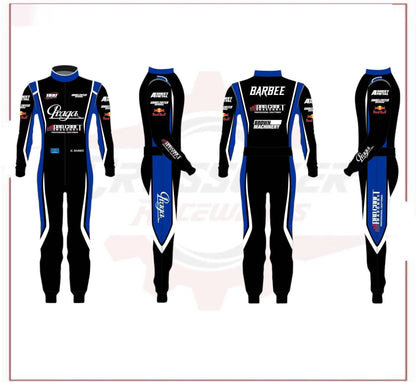 G.Barbee Customized Praga Go Kart Racing Suit