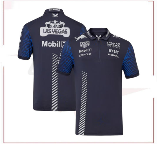 Oracle F1 Red Bull Racing Special Edition Las Vegas Polo Shirts