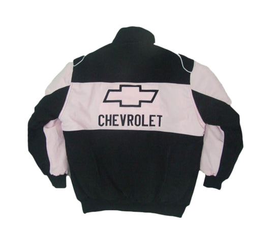 Chevrolet Vintage Racing Jacket Black & Pink