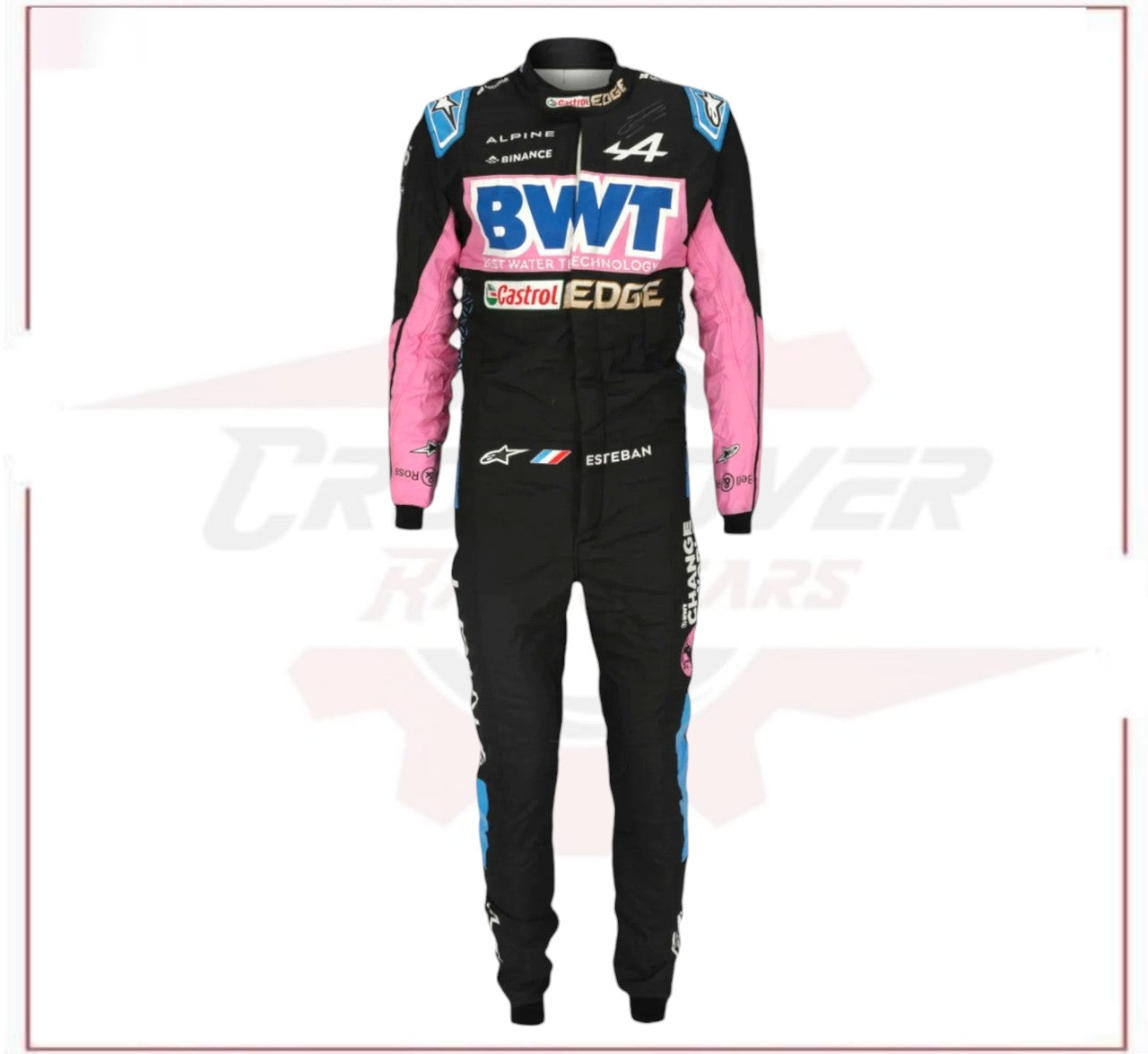 2023 Esteban Ocon BWT Alpine F1 Team Race Suit - US GP CROSSOVER RACEWEARS