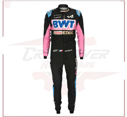 2023 Esteban Ocon BWT Alpine F1 Team Race Suit - US GP CROSSOVER RACEWEARS