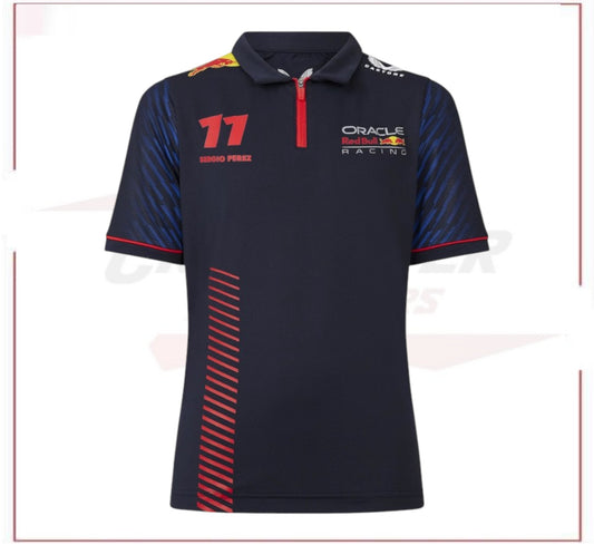 Oracle F1 Red Bull Racing 2023 Sergio Perez Team Polo Shirts