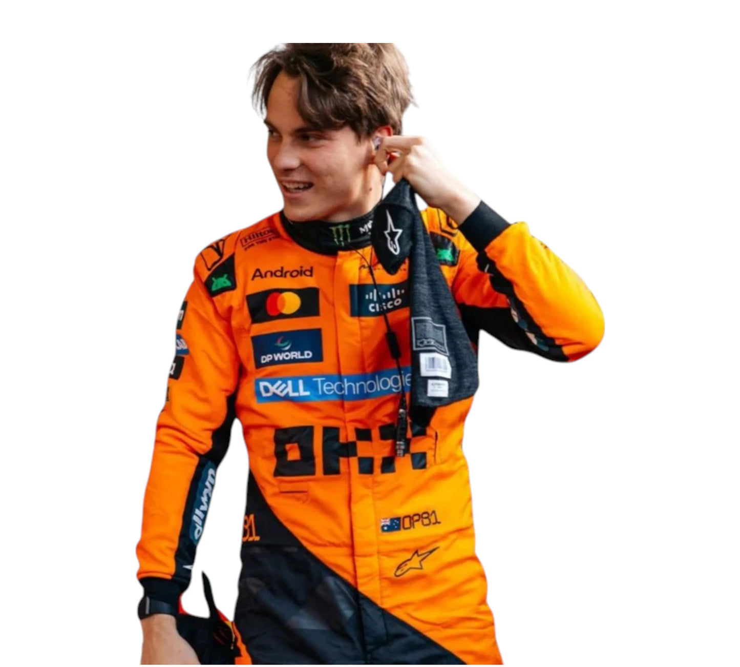 2025 Oscar Piastri McLaren F1 Team Replica Racing Suit