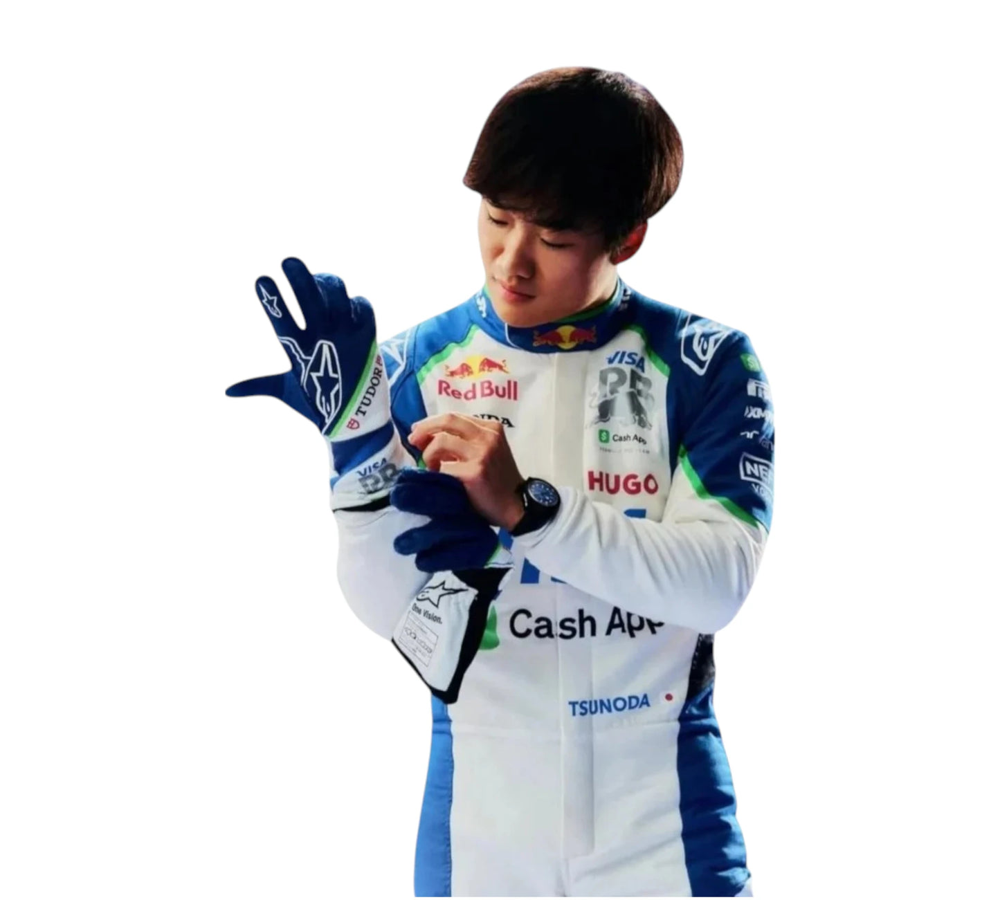 2025 Yuki Tsunoda Alphatauri Race Suit