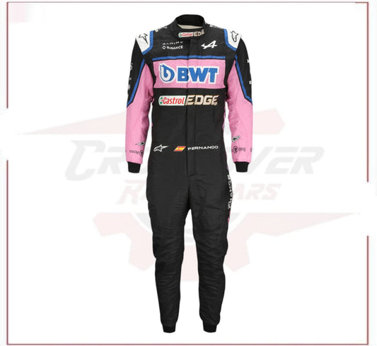 Fernando Alonso 2022 Race Used Race Suit CROSSOVER RACEWEARS