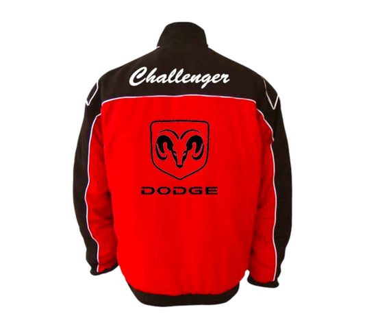 Dodge Challenger RT Racing Jacket Black and Red