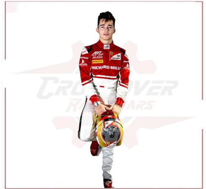 2016 Charles Leclerc Ferrari F1 Racing Suit CROSSOVER RACEWEARS
