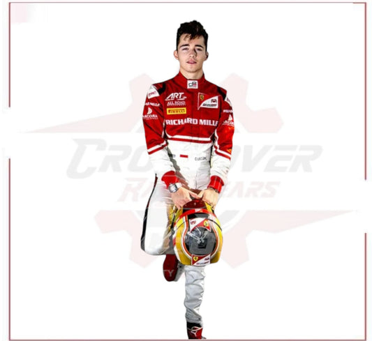 2016 Charles Leclerc Ferrari F1 Racing Suit CROSSOVER RACEWEARS