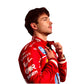 New 2025 Lewis Hamilton Scuderia Ferrari HP F1 Team Racing Suit