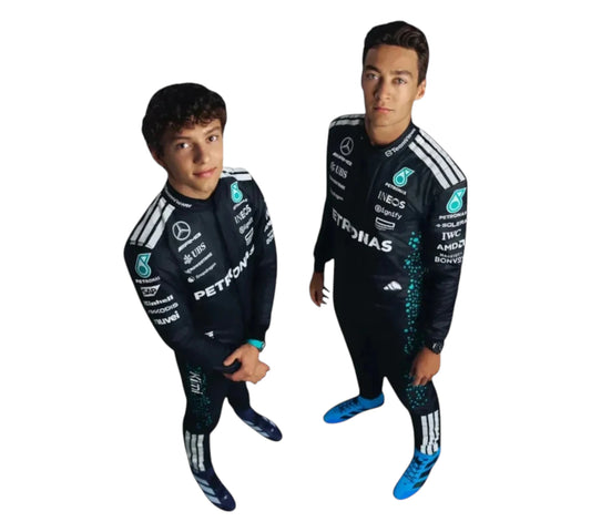 New 2025 George Russell Mercedes f1 Race Suit