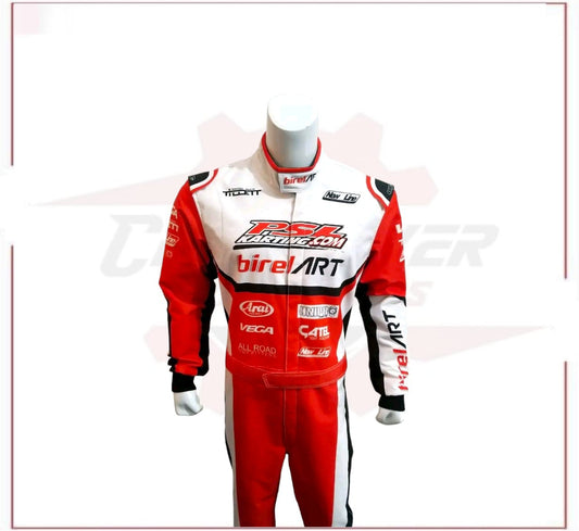 New PSL Kart BirelArt Race Suit Sublimation Printed CROSSOVER RACEWEARS