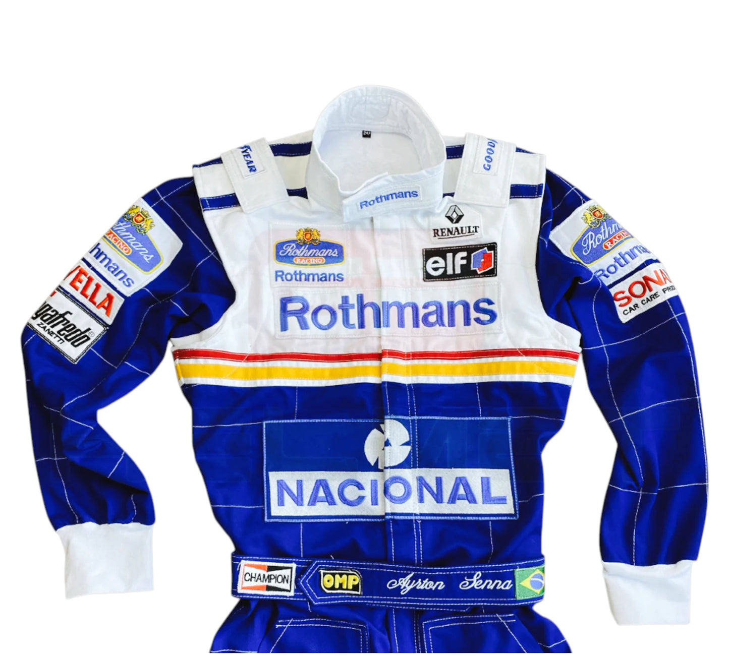 Ayrton Senna Rothmans 1994 Racing Suit Team Williams F1 Rothmans