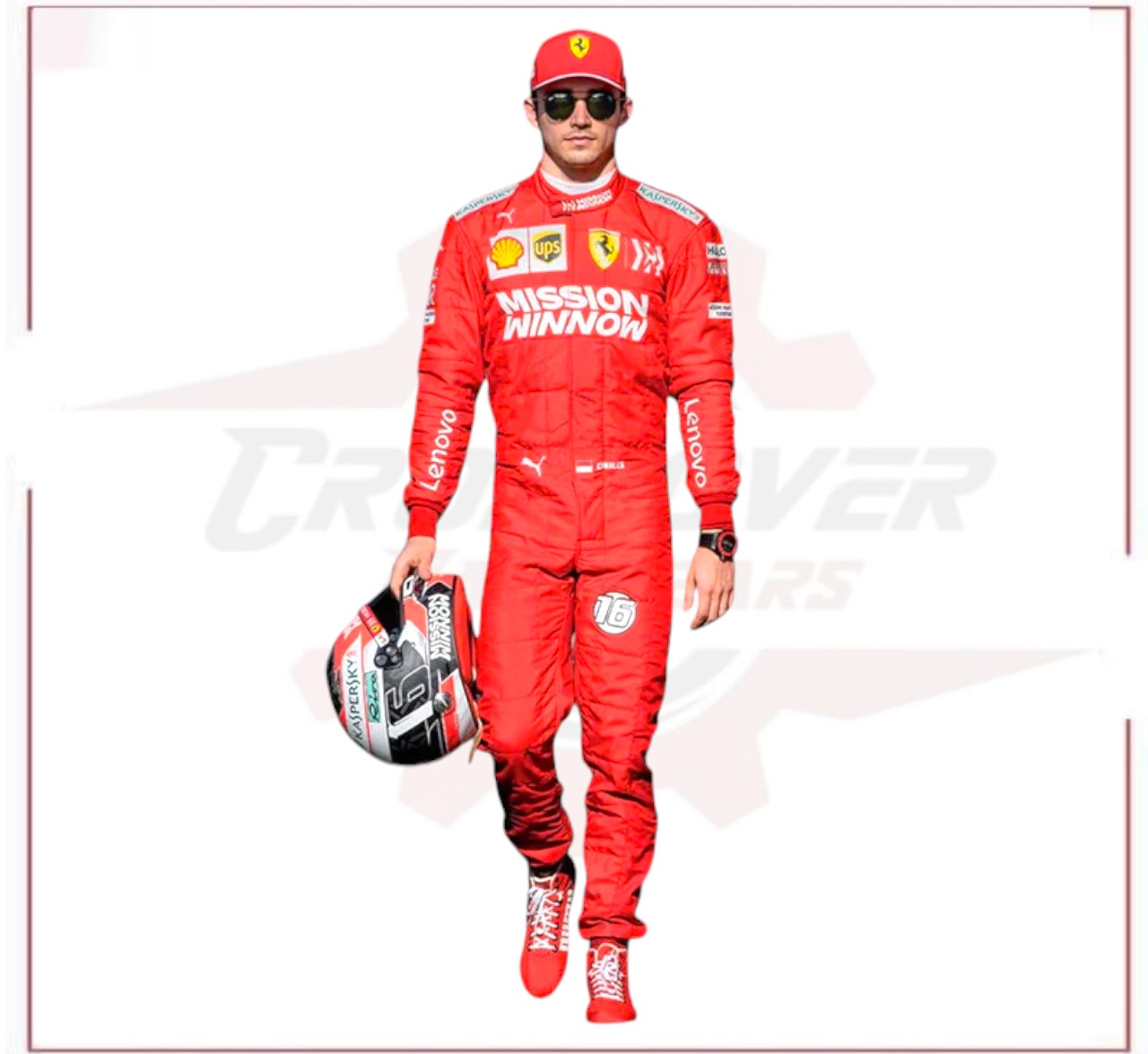 Charles Leclerc 2019 Ferrari F1 Replica Race Suit CROSSOVER RACEWEARS