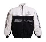Mercedes Benz AMG Racing Vintage Jacket, White & Black