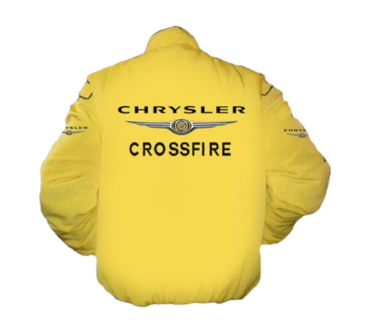 Chrysler Crossfire Racing Vintage Jacket Yellow