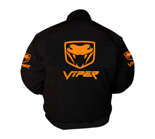 Viper Fangs Racing Jacket Vintage Black