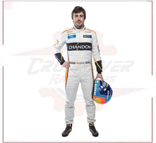 2018 Fernando Alonso McLaren F1 Race Suit CROSSOVER RACEWEARS