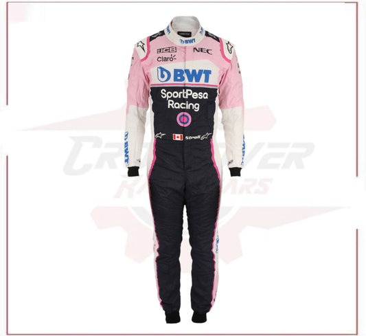 Lance Stroll 2019 SportPesa Racing Point F1 Team  Race Suit CROSSOVER RACEWEARS