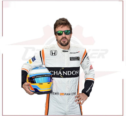 2017 Fernando Alonso McLaren F1 Racing Suit CROSSOVER RACEWEARS