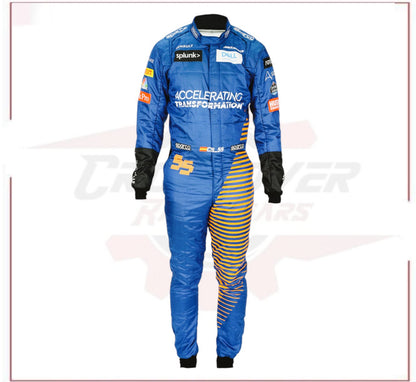 Carlos Sainz 2020 McLaren F1 Team Race Suit - CROSSOVER RACEWEARS 