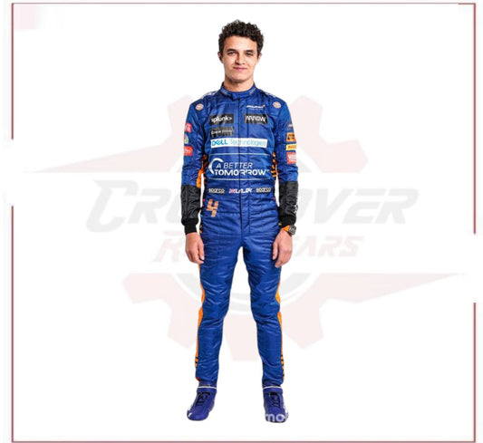 Lando Norrirs McLaren F1 Team Race Suit 2021 CROSSOVER RACEWEARS
