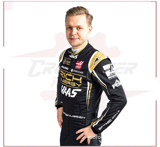 2019 Kevin Magnussen Haas New F1 Race Suit