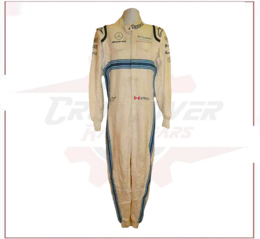 2018 Lance Stroll Abu Dhabi GP Williams race suit CROSSOVER RACEWEARS