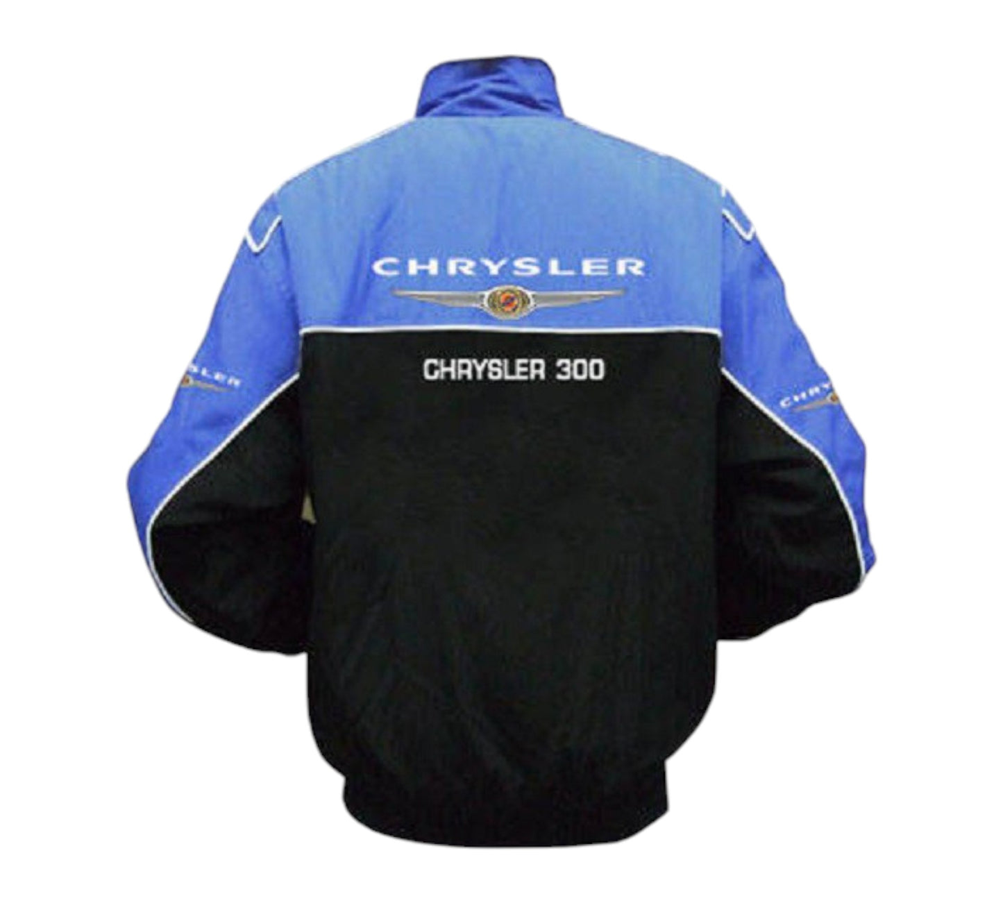 Chrysler 300 Racing Jacket Black and Royal Blue
