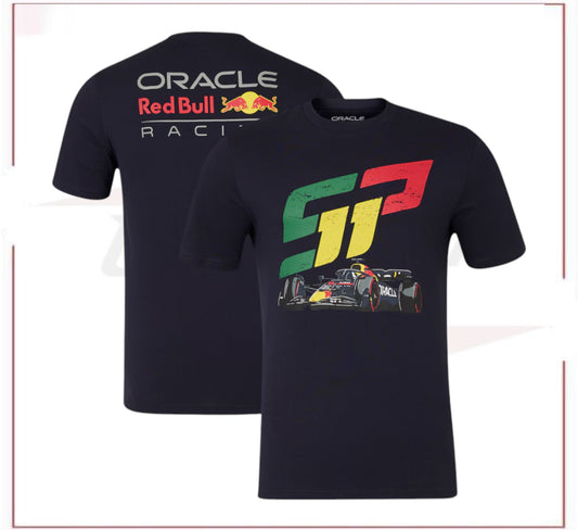Red Bull Racing Sergio Perez Checo Race Car T-Shirt