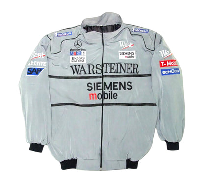 Mercedes Benz Warsteiner Vintage Racing Jacket, Gray