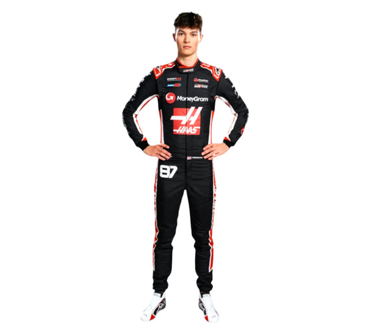 2025 Ollie Bearman Haas F1 Team Race Suit