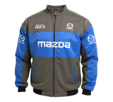 Mazda RX-7 Racing Vintage Jacket Dark Gray and Royal Blue