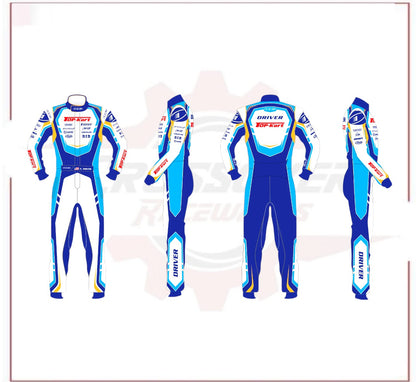 New 2023 Top Kart Racing Suit CROSSOVER RACEWEARS