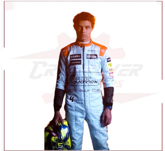 F1 McLaren Lando Norris Monaco GP Replica race suit CROSSOVER RACEWEARS