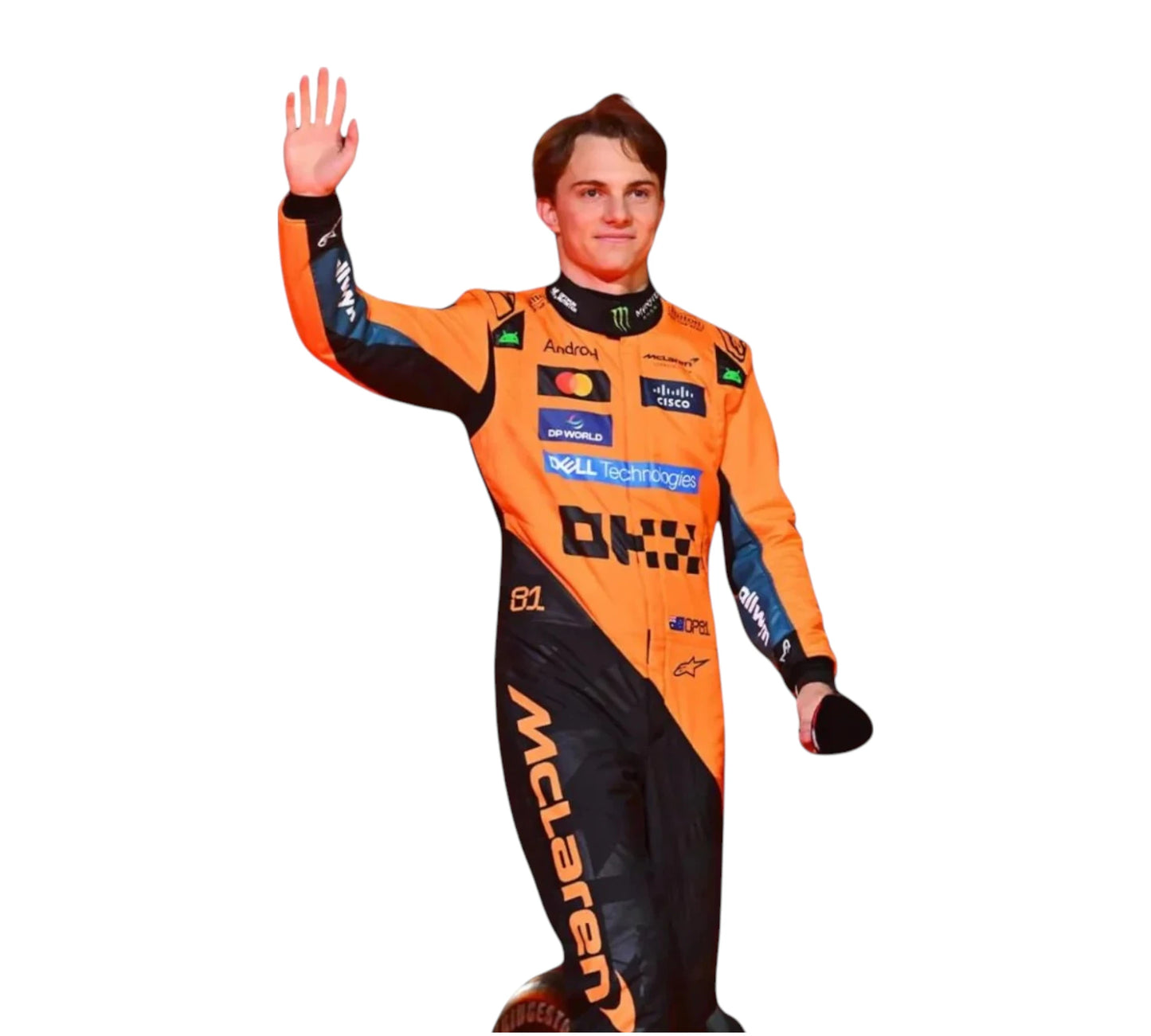 2025 Oscar Piastri McLaren F1 Team Replica Racing Suit