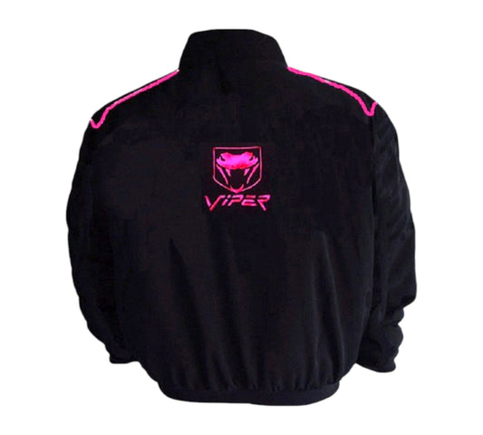 Viper Vintage Racing Jacket with Pink