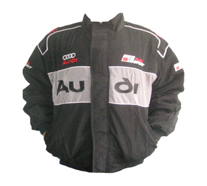 Audi Sport Racing Vintage Jacket Black and Light Gray