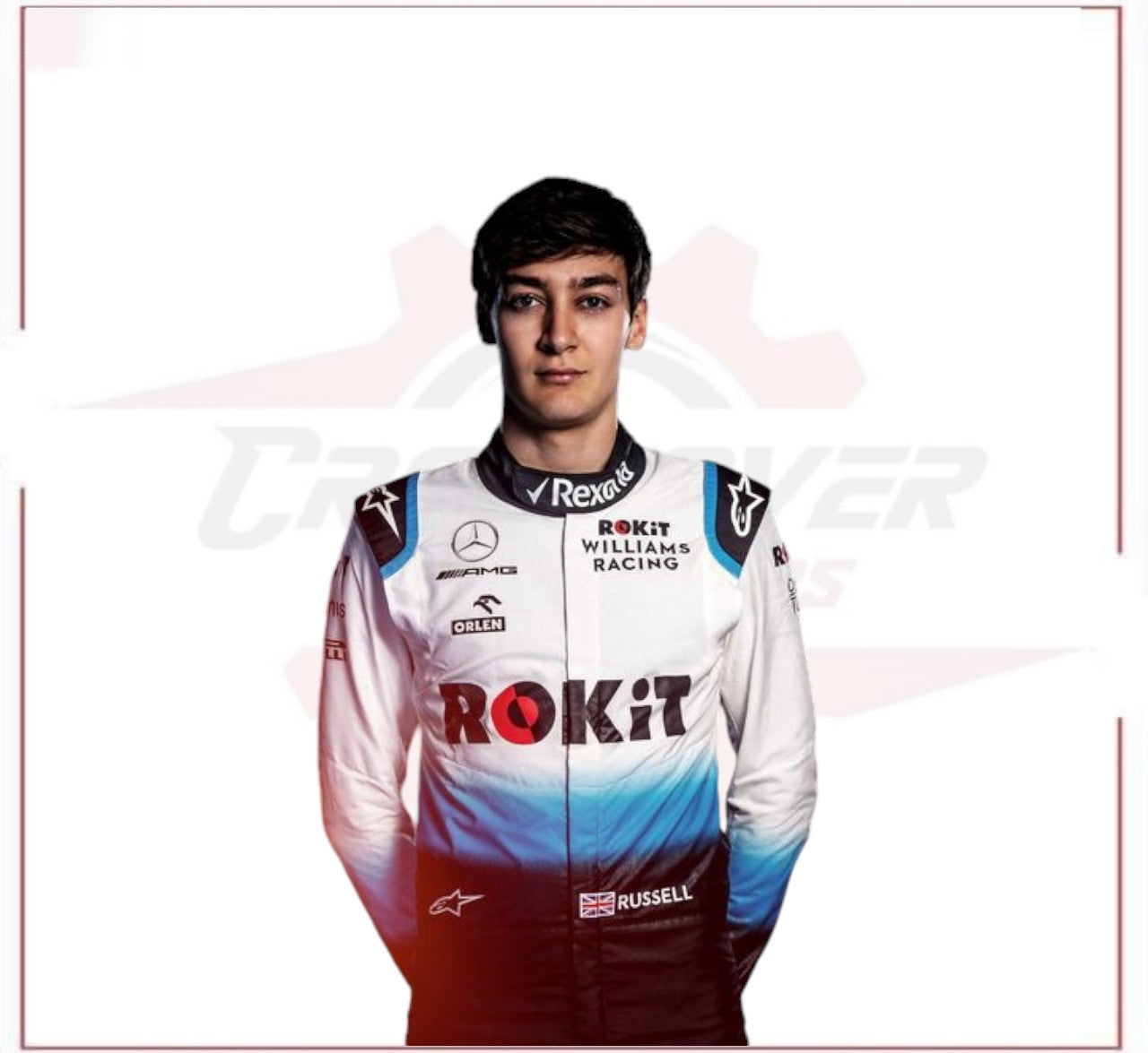 2019 George Russell Rokit Williams Racing F1 Race Suit CROSSOVER RACEWEARS